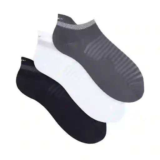 Medias Deportivas Tobilleras Cortas Femenino Quki X3 Punto Blanco Talla 9-11
