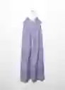 Vestido Violeta Lila Talla 20 Niñas Mango