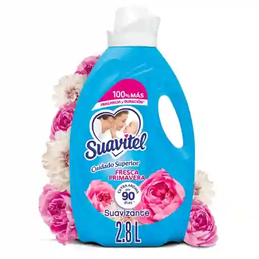 Suavizante Suavitel Cuidado Superior Fresca Primavera 2.8L x 2