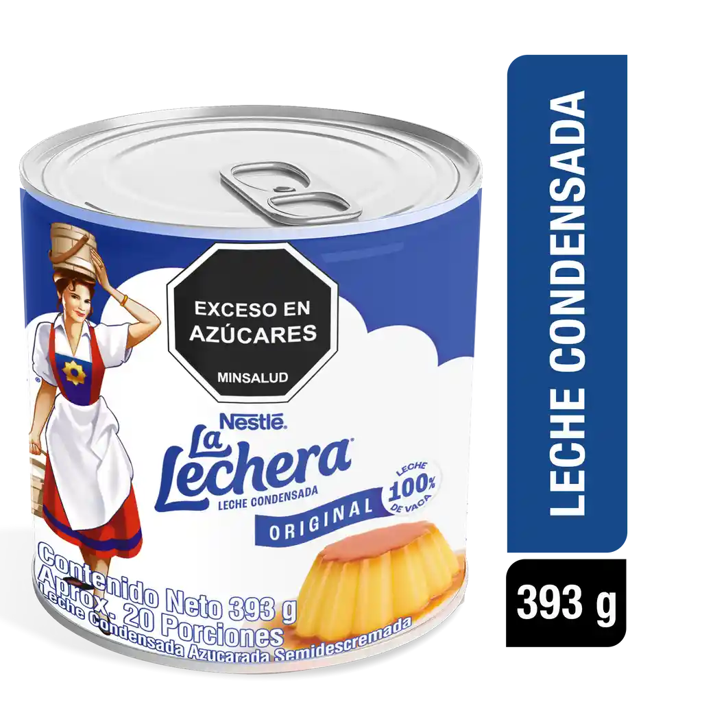 Leche condensada LA LECHERA x 393g Lata