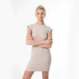 Vestido Corto Manga Corta en Algodón Femenino Lela Gef