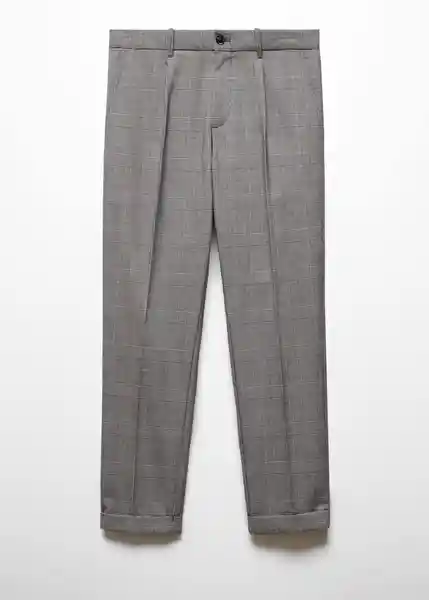 Pantalón Cupid Gris Talla 44 Hombre Mango