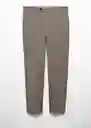 Pantalón Breda Beige Talla 38 Hombre Mango