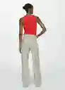 Top Boni Rojo Talla 27 Mujer Mango