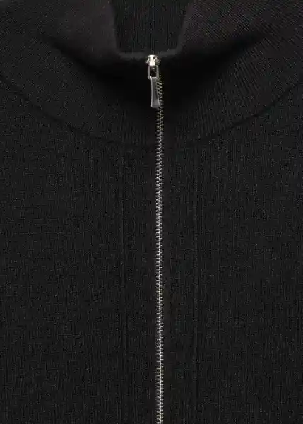 Jersey Rolon Negro Talla 24 Mujer Mango