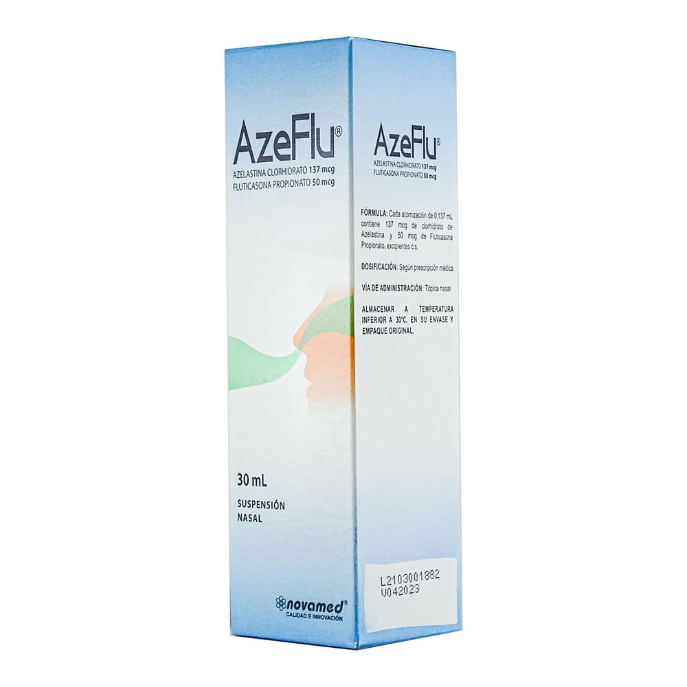 Azec Azelastina + Fluticasona 137mcg/50mcg Procaps Spray Nasal Doupack  Frasco x 30 ml