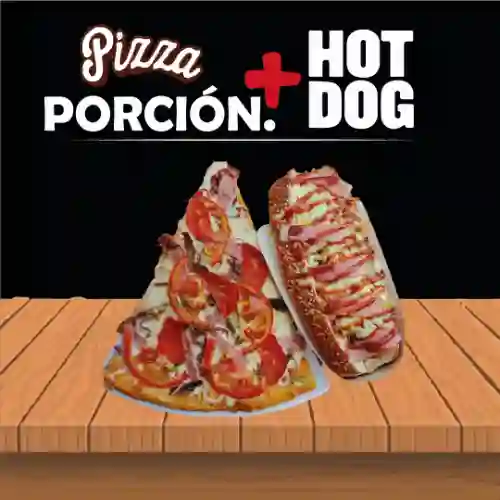 Perro Caliente+porción.