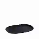 Bandeja Oval Negro Mate 30 cm Ambiente Gourmet