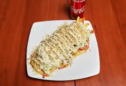 Salchipapa Sencilla