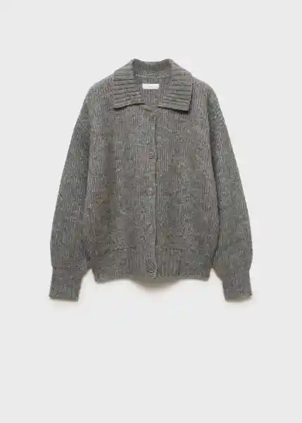 Abrigo Cardigan Cardi Gris Talla 19 Teen Niñas Mango