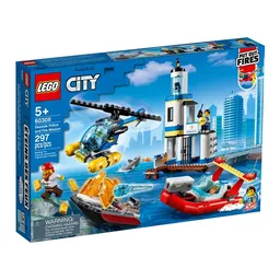 Lego Set de Construcción Policías y Bomberos Misión en la Costa