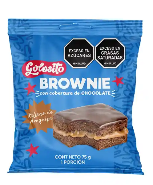 Golosito Brownie Cobertura Chocolate