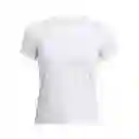 Under Armour Camiseta Streaker ss Mujer Blanco LG 1382434-100