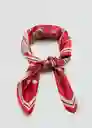 Pañuelo Bloom Rojo Talla 99 Mujer Mango