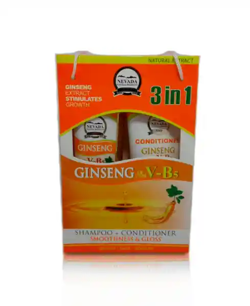 Nevada Shampoo + Acondicionador Ginseng 620 mL