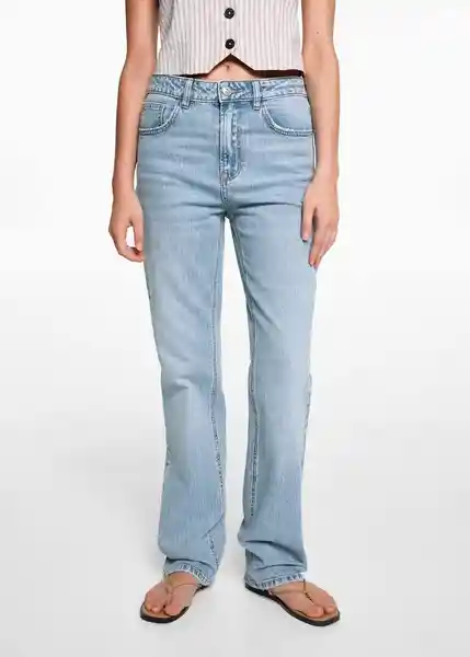 Jean Straight Tejano Medio Talla 19 Teen Niñas Mango