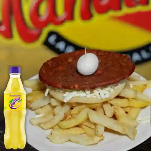 Combo Mandy Burger + Quatro Original 400ML