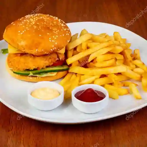 Hamburguesa de pollo
