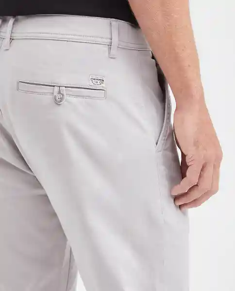 Pantalón Colors Rocket Gris Tempestad Claro Talla 34 Chevignon