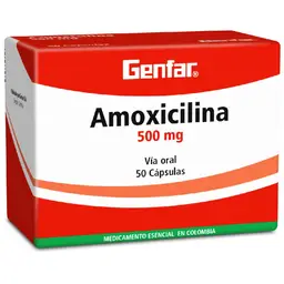 Amoxicilina Genfar(500 Mg)
