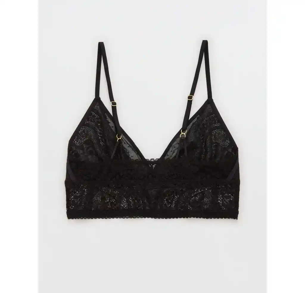 Bralette Negro Paisley Small American Eagle