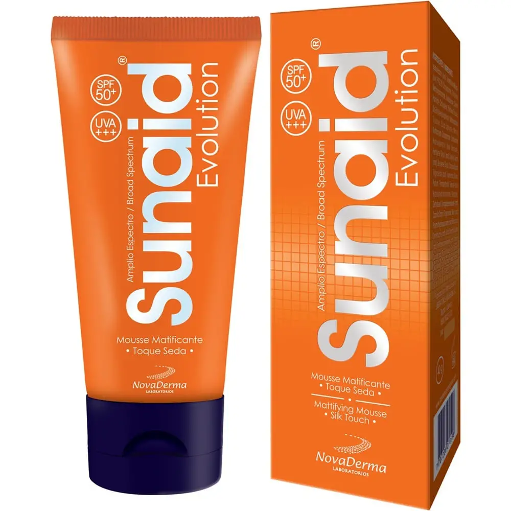 Sunaid Protector Mousse Matificante Evolution Toque Seda SPF 50+