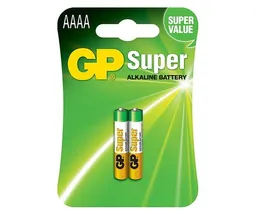 Gp Pila Batería Super Alcalina Tipo AAAA 1.5 V