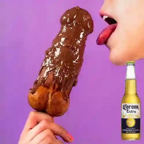 Combo Waffle Vergolio + Cerveza Corona Bot. 355ml