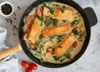 Salmón a La Toscana