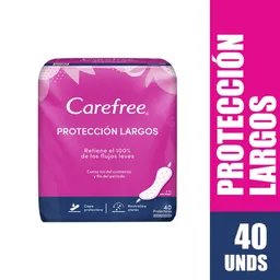 Protectores CAREFREE Protección Largos 40 UND