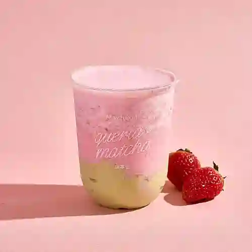Strawberry Matcha Milkshake