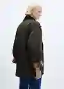 Abrigo Parka Niagara Khaki Talla XL Mujer Mango
