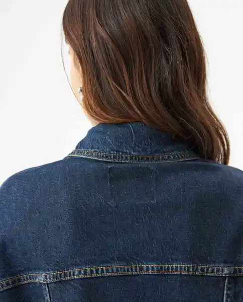 Chaqueta Trucket Azul Clásico Oscuro Talla S Femenino Chevignon