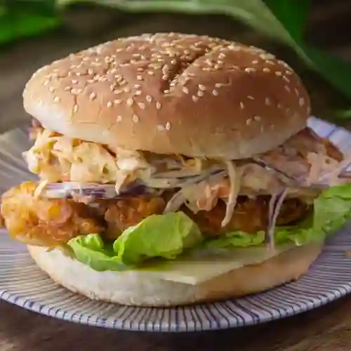 Hamburguesa de Pollo Sencilla