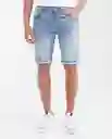 Bermuda Clara Masculino Azul Cristalino Claro Talla 36 Chevignon