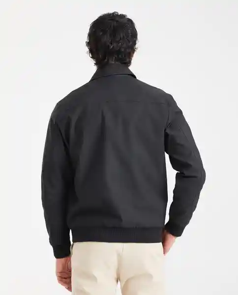 Chaqueta Double Neck Negro Sombrío Ultra Oscuro L Chevignon