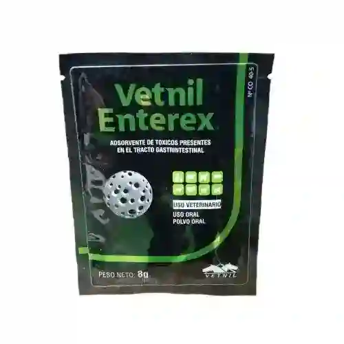 Vetnil Enterex Absorbente de Tóxicos Polvo Uso Veterinario