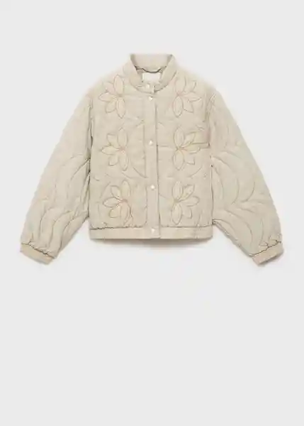 Chaqueta Puzzle Gris Talla XL Mujer Mango