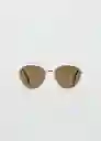 Gafas de Sol Brook Oro Talla 99 Mujer Mango