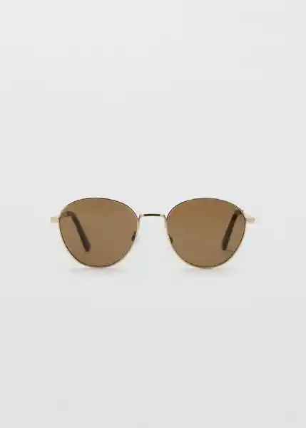 Gafas de Sol Brook Oro Talla 99 Mujer Mango