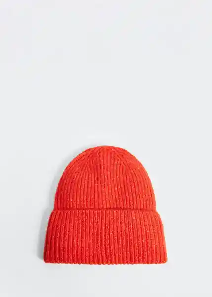 Gorro Bea Rojo Talla 99 Mujer Mango