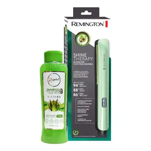 Remington Plancha Alisadora Aguacate + Shampoo S9960SHAMPOO24