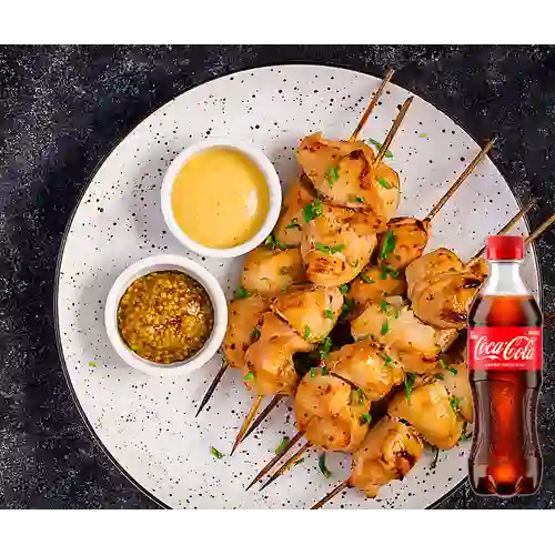 Combo Chuzo Pollo + Coca Cola Original 400 ml