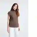  Saco Tejido Tribu Mujer Cafe Piedra Medio Talla M Naf-Naf 