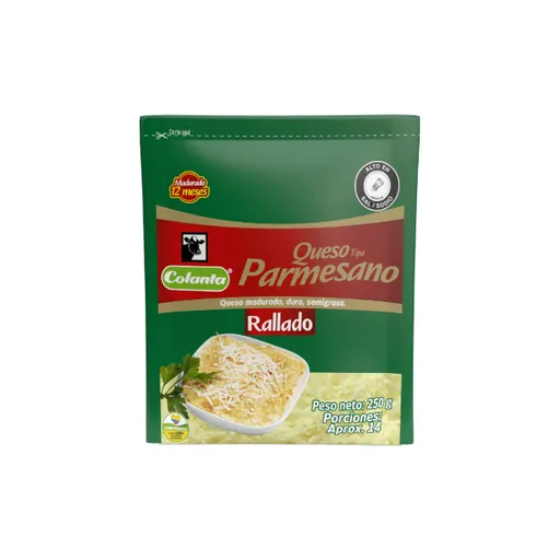 Colanta Queso Tipo Parmesano Rallado 