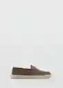 Zapatos Easy Marron Talla 43 Hombre Mango