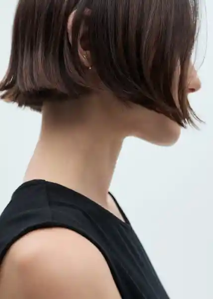 Vestido Fertina Negro Talla L Mujer Mango