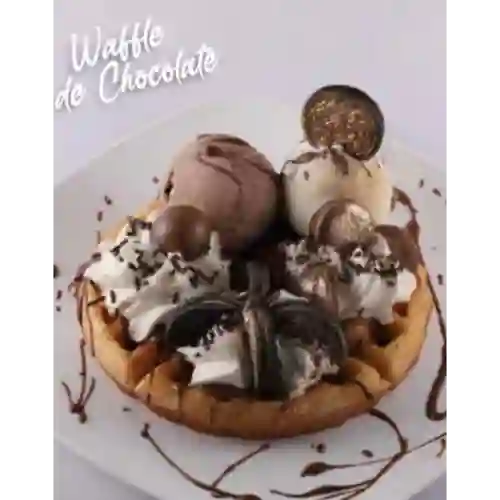 Waffle de Chocolate