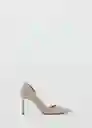 Zapatos Audreyg Gris Talla 37 Mujer Mango