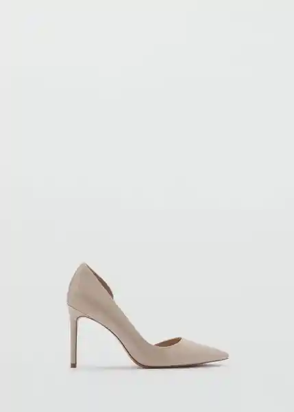 Zapatos Audreyg Gris Talla 37 Mujer Mango